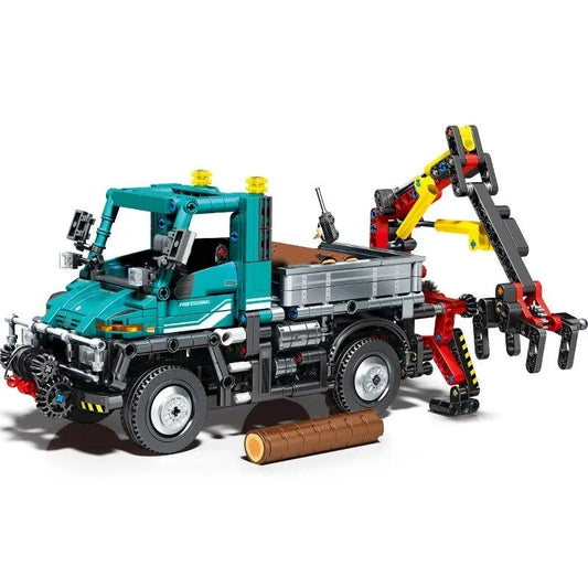 Sembo MOC Motorized Building Block Set: Off Road Engineering Crane Truck, Model 720900