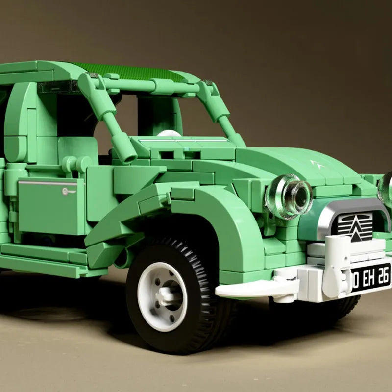 Sembo MOC Building Block Set: Classic Citroen Vintage Car 705500