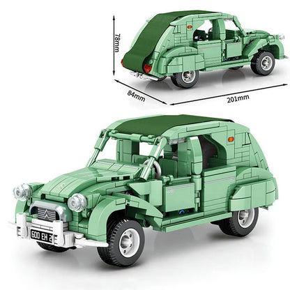Sembo MOC Building Block Set: Classic Citroen Vintage Car 705500