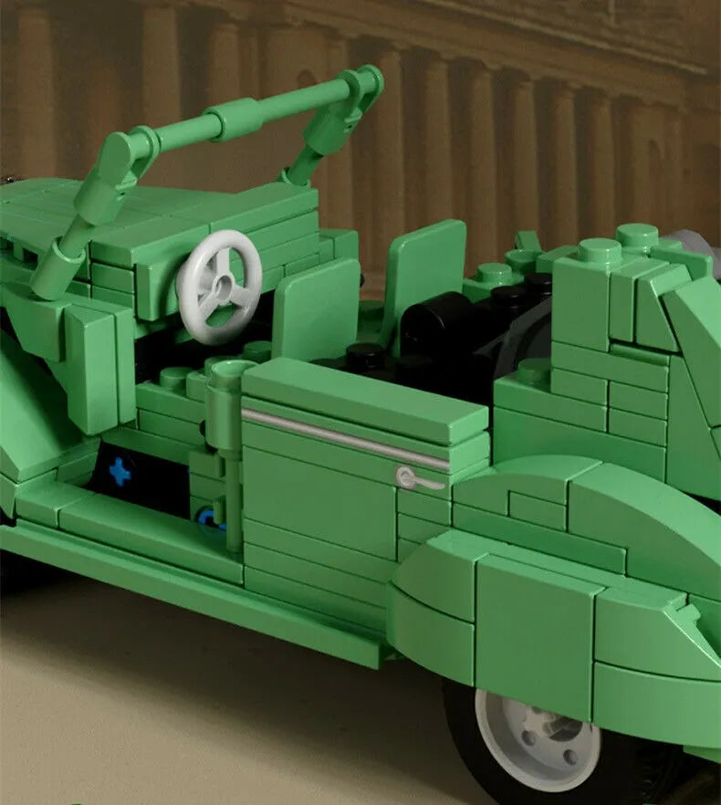 Sembo MOC Building Block Set: Classic Citroen Vintage Car 705500