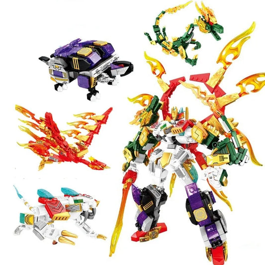 Sembo MOC Building Block Set: Transforming Mecha Of Steel Robot, Model 103237