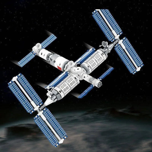 Sembo MOC Building Block Set: Idea Space Station Aerospace Ship, Model 203018