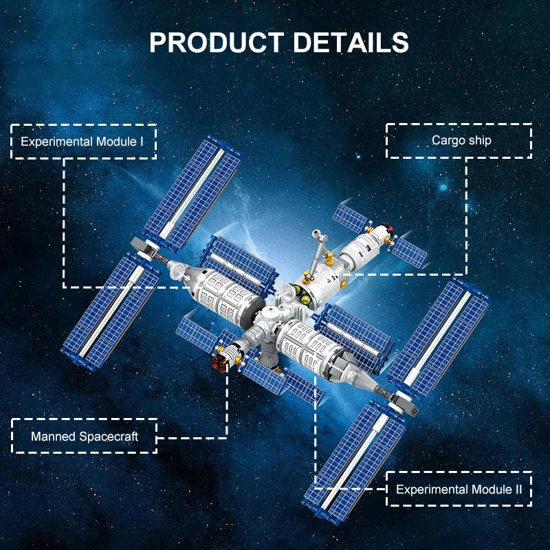 Sembo MOC Building Block Set: Aerospace Manned Space Station, Model 203327
