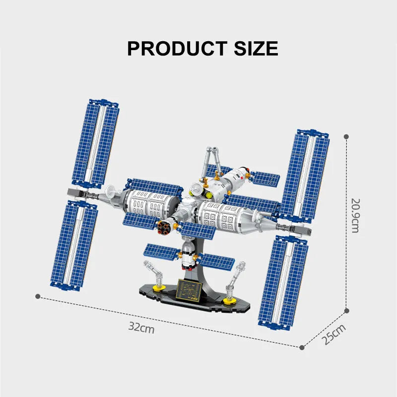 Sembo MOC Building Block Set: Aerospace Manned Space Station, Model 203327