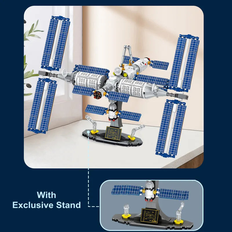 Sembo MOC Building Block Set: Aerospace Manned Space Station, Model 203327