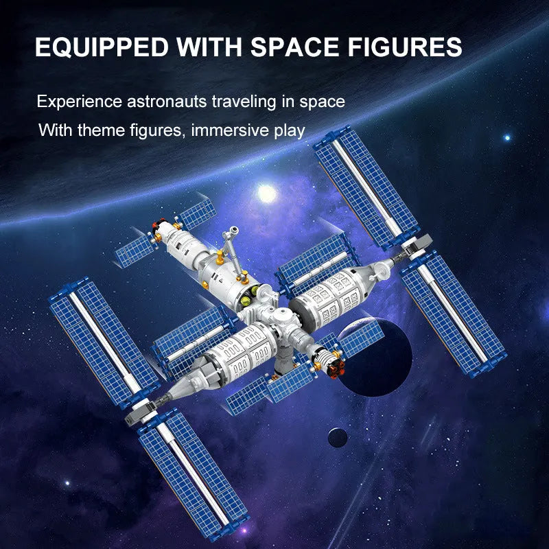 Sembo MOC Building Block Set: Aerospace Manned Space Station, Model 203327