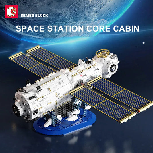 Sembo MOC Building Block Set: Space Station Aerospace Core Cabin, Model 203337