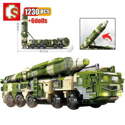 Sembo MOC Building Block Set: DF-21D Anti-Ship Ballistic Missile, Model 105795