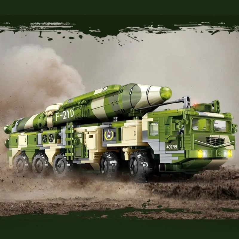Sembo MOC Building Block Set: DF-21D Anti-Ship Ballistic Missile, Model 105795