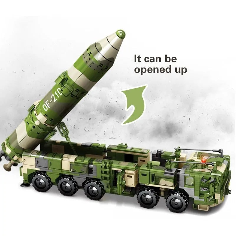 Sembo MOC Building Block Set: DF-21D Anti-Ship Ballistic Missile, Model 105795