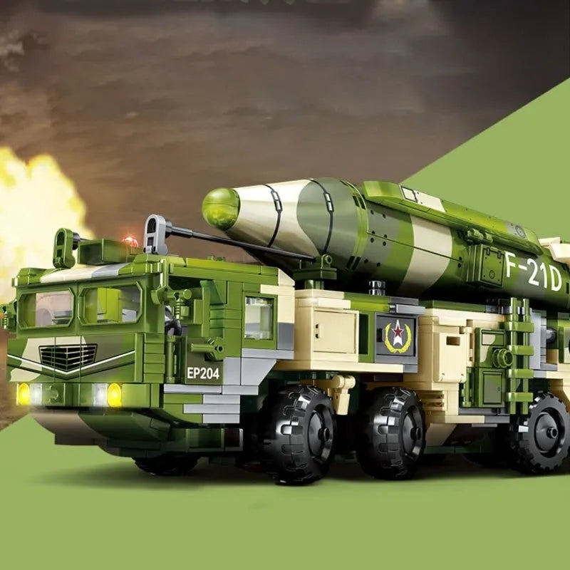 Sembo MOC Building Block Set: DF-21D Anti-Ship Ballistic Missile, Model 105795