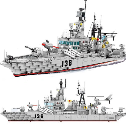 Sembo MOC Building Block Set: Navy 956 Destroyer Battleship, Model 202060