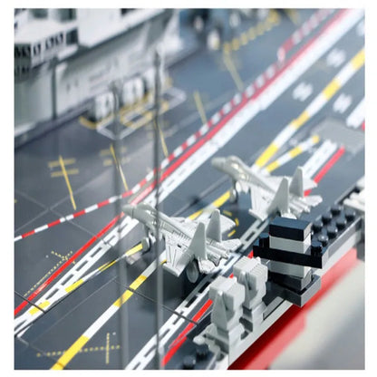 Sembo MOC Building Block Set: WW2 Aircraft Carrier Warship, Model 202001
