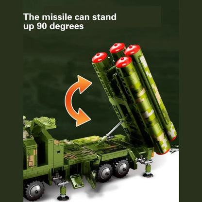 Sembo MOC Building Block Set: WW2 HQ-9 Anti Aircraft Missile, Model 105768