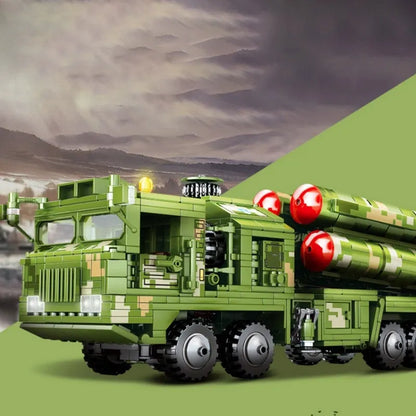 Sembo MOC Building Block Set: WW2 HQ-9 Anti Aircraft Missile, Model 105768