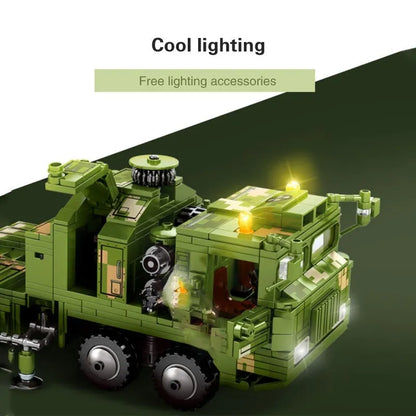 Sembo MOC Building Block Set: WW2 HQ-9 Anti Aircraft Missile, Model 105768