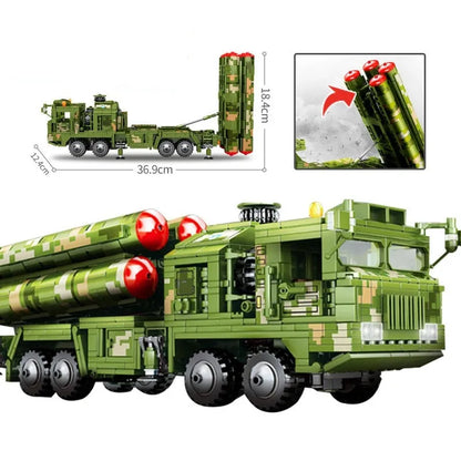 Sembo MOC Building Block Set: WW2 HQ-9 Anti Aircraft Missile, Model 105768