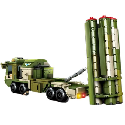 Sembo MOC Building Block Set: WW2 HQ-9 Anti Aircraft Missile System, Model 105595