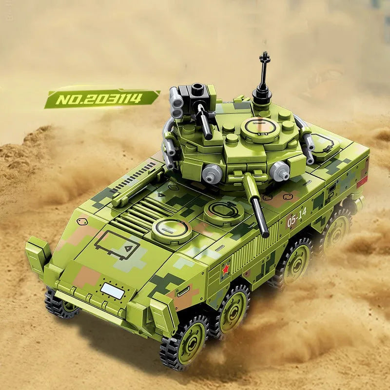 Sembo MOC Building Block Set: WW2 Infantry Fighting Vehicle Kids, Model 203114