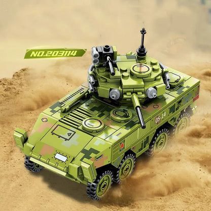 Sembo MOC Building Block Set: WW2 Infantry Fighting Vehicle Kids, Model 203114