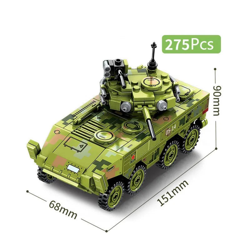 Sembo MOC Building Block Set: WW2 Infantry Fighting Vehicle Kids, Model 203114