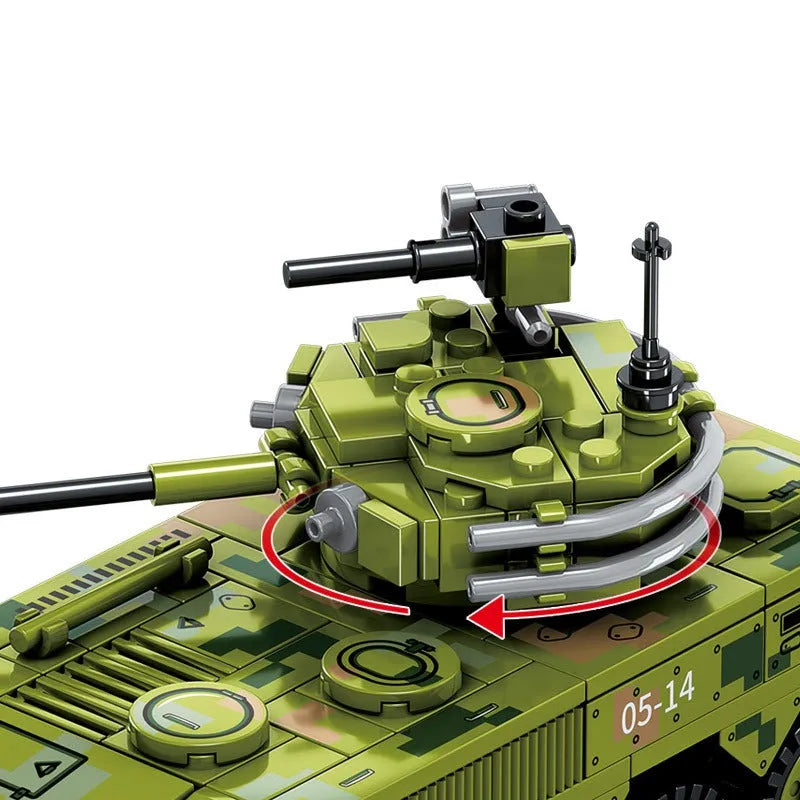 Sembo MOC Building Block Set: WW2 Infantry Fighting Vehicle Kids, Model 203114