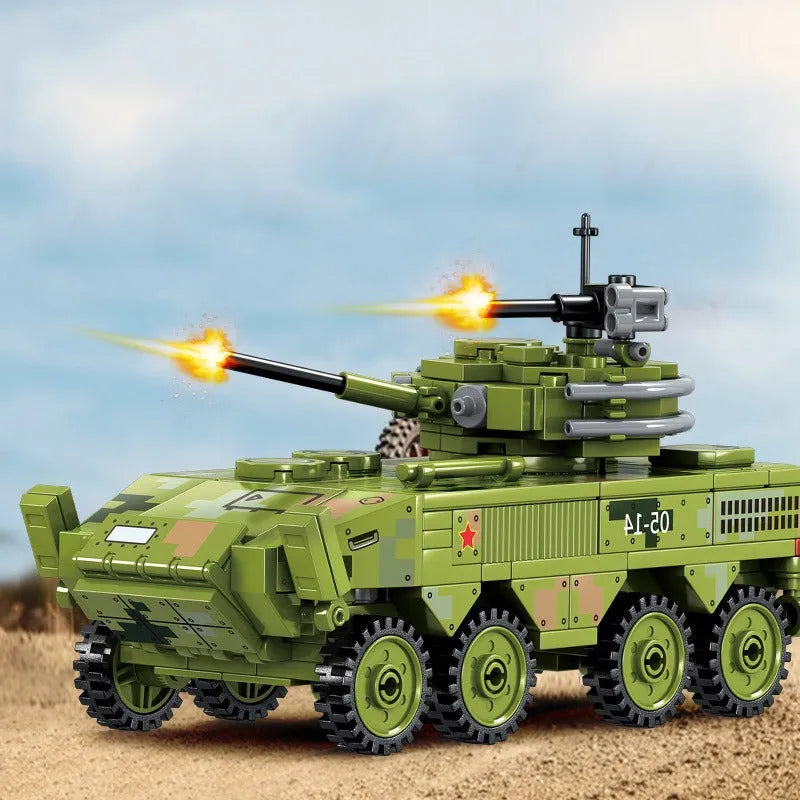 Sembo MOC Building Block Set: WW2 Infantry Fighting Vehicle Kids, Model 203114