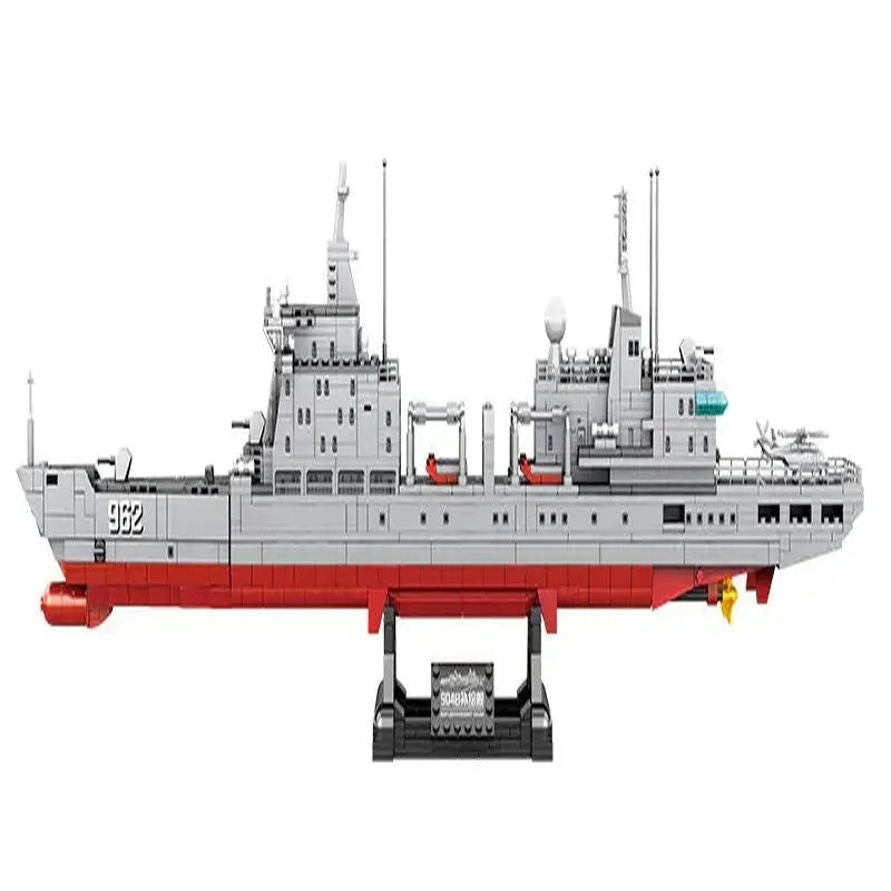 Sembo MOC Building Block Set: WW2 Vessel 904B Supply Ship, Model 105805