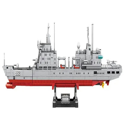 Sembo MOC Building Block Set: WW2 Vessel 904B Supply Ship, Model 105805