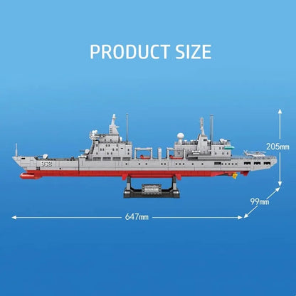 Sembo MOC Building Block Set: WW2 Vessel 904B Supply Ship, Model 105805
