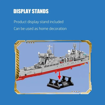 Sembo MOC Building Block Set: WW2 Vessel 904B Supply Ship, Model 105805