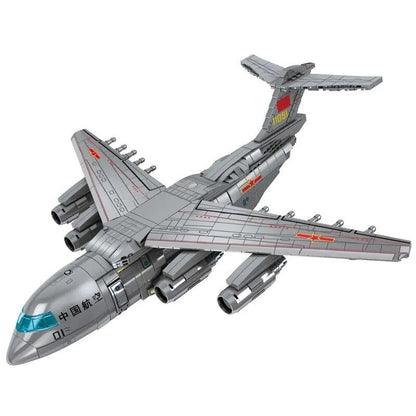 Sembo MOC Building Block Set: WW2 Y-20 Transport Aircraft, Model 202130