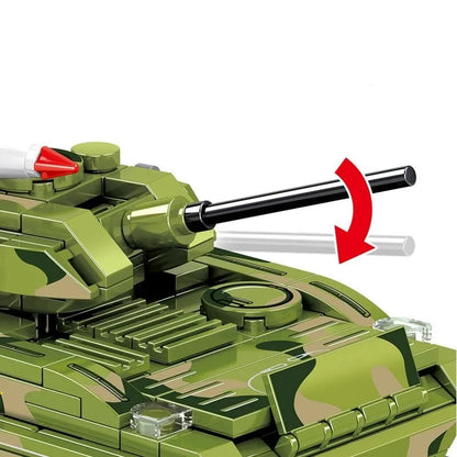 Sembo MOC Building Block Set: WW2 ZBD-03 Airborne Armored IFV, Model 203112