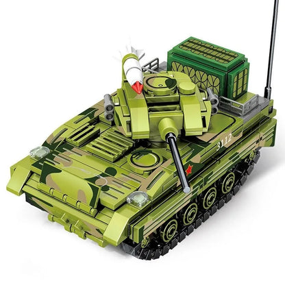 Sembo MOC Building Block Set: WW2 ZBD-03 Airborne Armored IFV, Model 203112