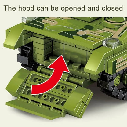 Sembo MOC Building Block Set: WW2 ZBD-03 Airborne Armored IFV, Model 203112