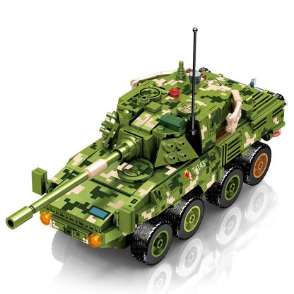 Sembo MOC Building Block Set: WW2 ZTL-11 Armored Assault IFV, Model 203143