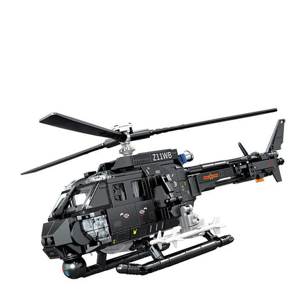 Sembo MOC Building Block Set: Z-11B Attack Helicopter, Model 202158