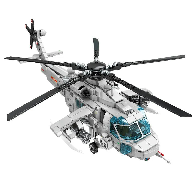 Sembo MOC Building Block Set: Z20 Attack Helicopter, Model 202125