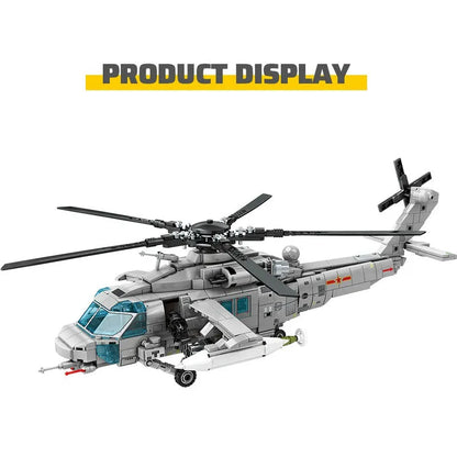 Sembo MOC Building Block Set: Z20 Attack Helicopter, Model 202125