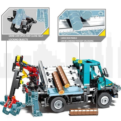 Sembo MOC Motorized Building Block Set: RC APP City Off Road Truck Car STEM, Model 720900PF