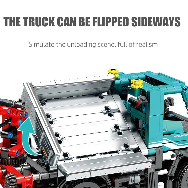 Sembo MOC Motorized Building Block Set: RC APP City Off Road Truck Car STEM, Model 720900PF