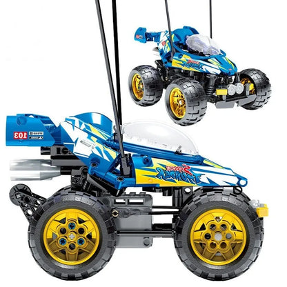 Sembo MOC Motorized Building Block Set: RC Speed Racing City Car Kids, Model 701901