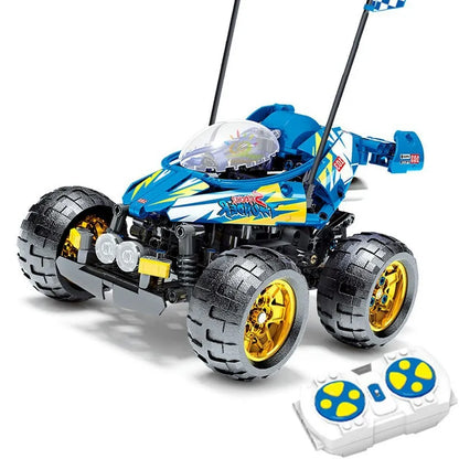 Sembo MOC Motorized Building Block Set: RC Speed Racing City Car Kids, Model 701901