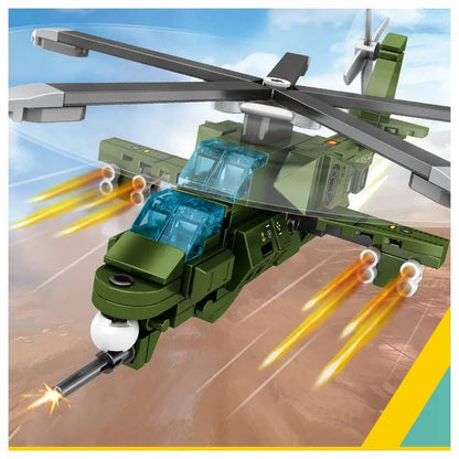 Sembo MOC Building Block Set: Steel Mecha Transformed Fighter Robot, Model 103241