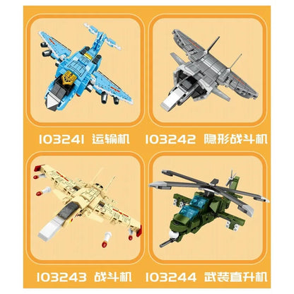 Sembo MOC Building Block Set: Steel Mecha Transformed Fighter Robot, Model 103241