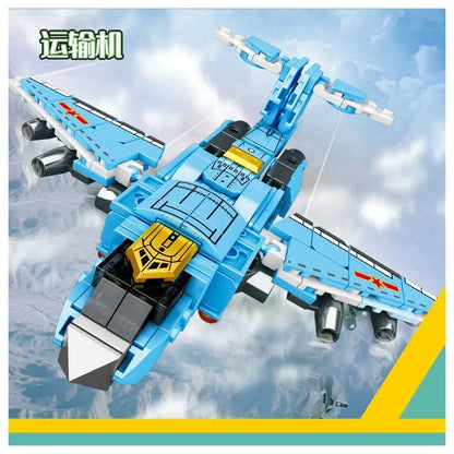 Sembo MOC Building Block Set: Steel Mecha Transformed Fighter Robot, Model 103241