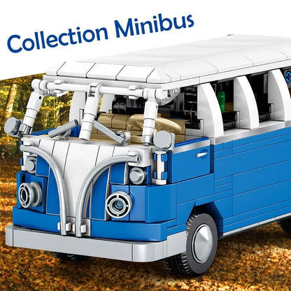 Sembo MOC Building Block Set: Vintage Camper Bus Retro Car 701810