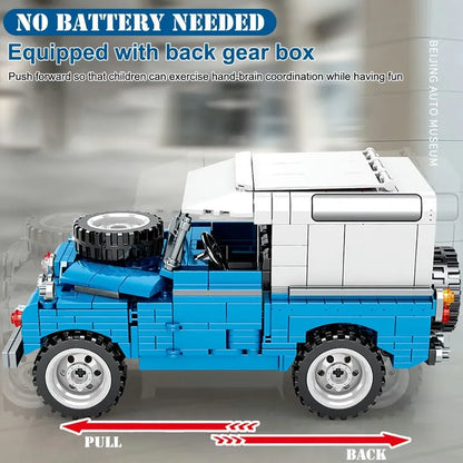 Sembo MOC Building Block Set: Vintage WW2 Off-Road Car 705808