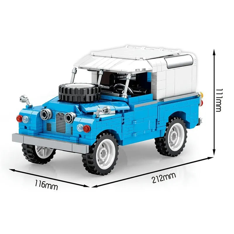 Sembo MOC Building Block Set: Vintage WW2 Off-Road Car 705808