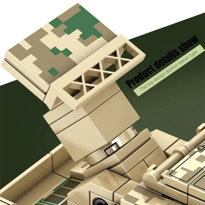 Sembo Building Block Set: Modern Military HQ-17 Air Defense Missile, Model 105603